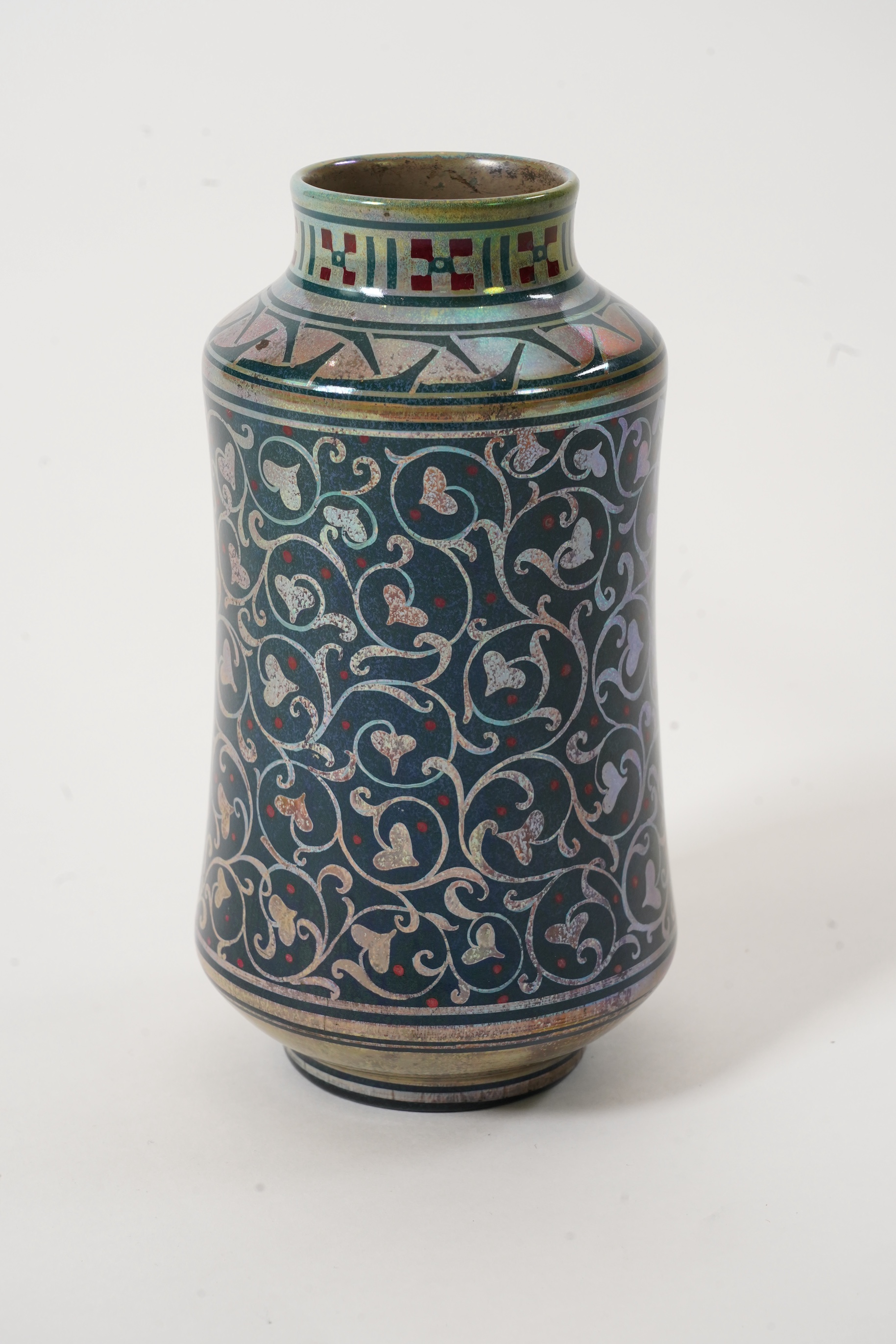 William S. Mycock (1872-1959) for Pilkington's Royal Lancastrian: A lustre Albarello